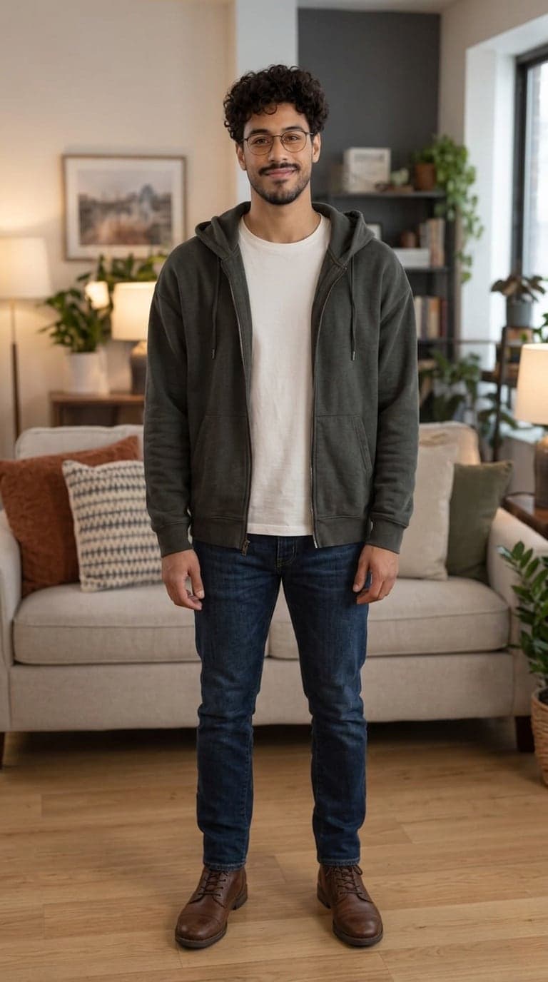 Can, full body view